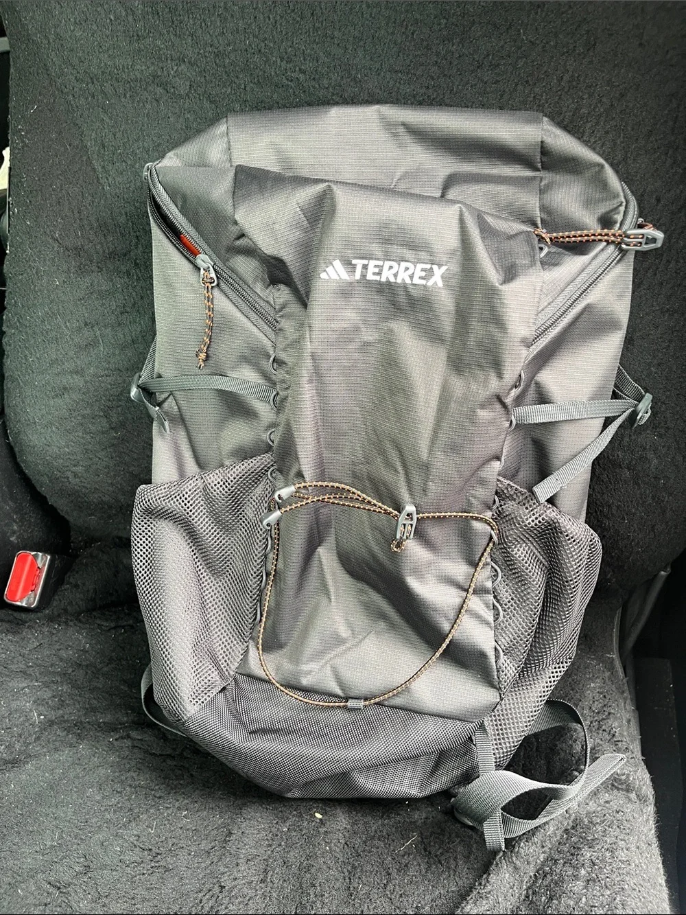 adidas TERREX Black Outdoor Daypack with Bungee Cords